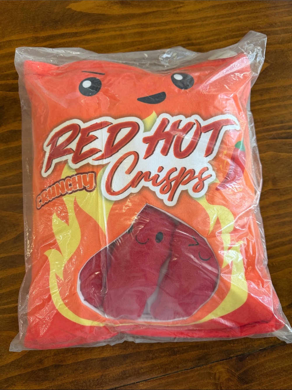 Red Hot Crisps Plush Snack Pillow - Kids